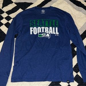 NWOT ‘47 Throwback Seattle Seahawks Football long sleeve T-shirt Medium